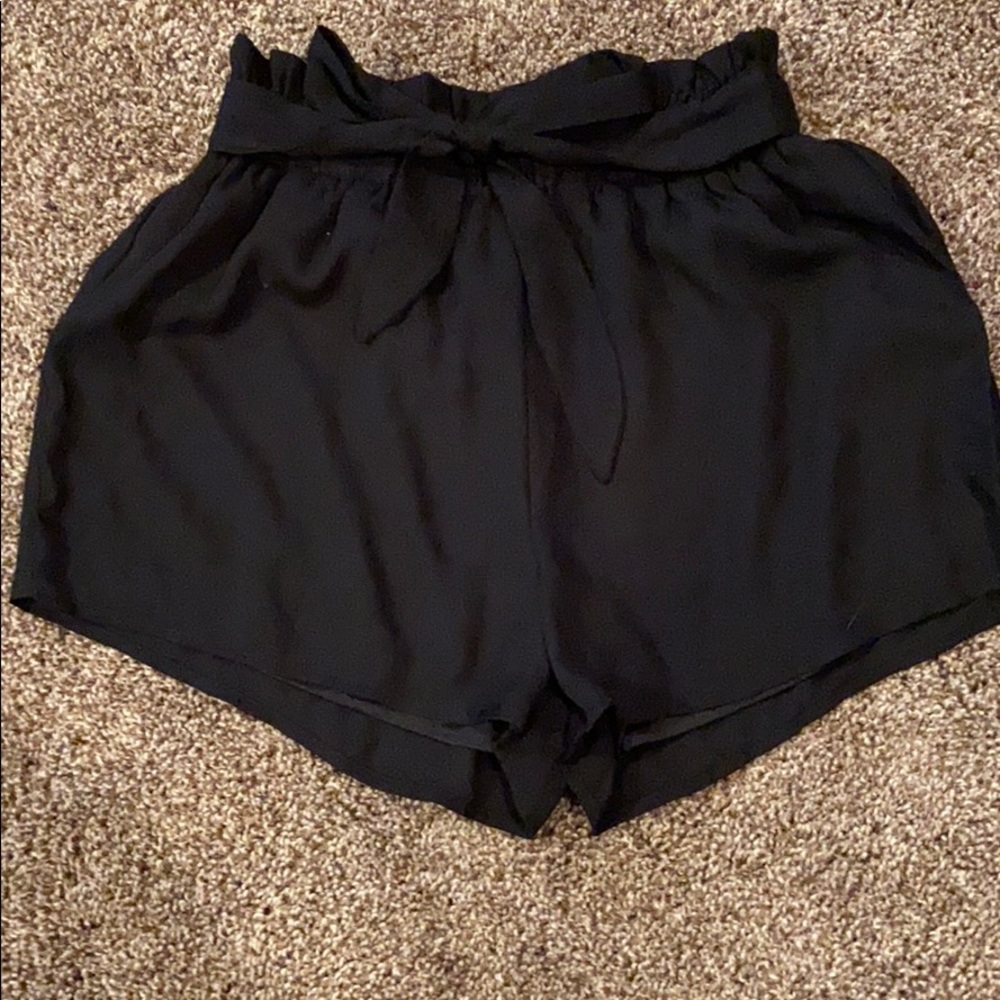 black dressy shorts